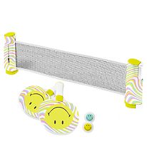 SunnyLife Table tennis - Play On Table Tennis - White w. Smiley