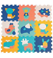 Ludi Foam Floor - With Animals - 9 pcs - Multi