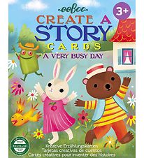 Eeboo Learning Games - Tell A Story Conversation Cards - A Busy