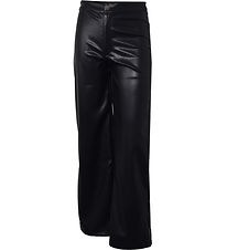 Hound Trousers - Wide PU - Black