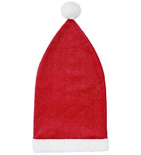 Name It Christmas Hat - NkfRistmas - Jester Red w. Gold Glitter
