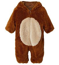 Name It Pramsuit - Teddy fleece - Teddy Fleece - Rubber/Reindeer