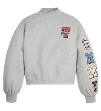 Tommy Hilfiger Sweat-shirt - Tommy Maquette de badge - Light Gre