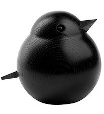 Novoform Wooden figure - Baby Sparrow - Black Stained
