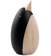 Novoform Figurine en bois - Pingouin - Large - Natural Ash