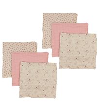 Pippi Baby Hydrofiele Doek - 6-pack - 65x65 cm - transparant Bli