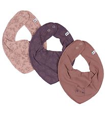 Pippi Baby Bib - 3-Pack - Burlwood