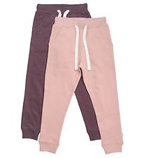 Minymo Jogginghosen - Basic 37 - 2er-Pack - Misty Rose