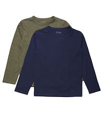 Minymo Blouse - 2 Pack - Dark Olive