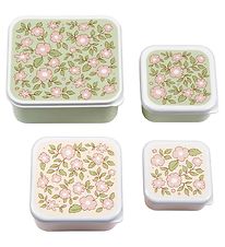 A Little Lovely Company Lunchbox Set - 4 pcs - Blossoms