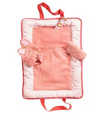 Djeco Puppenzubehr - Wickeltasche - Pink Spitze