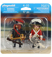 Playmobil DuoPack - Piratkapten och rd jacka - 70273 - 17 Delar