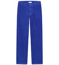 Grunt Trousers - Wise Wide Corderoy - Digital Blue