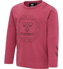 Hummel Blouse - hmlHelga T-shirt L/S - Earth Red