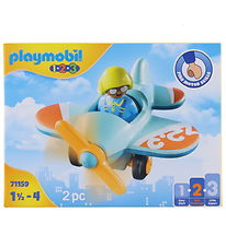 Playmobil 1.2.3 - Airplane - 71159 - 2 Parts