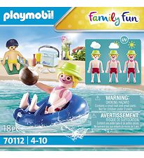Playmobil Familie Fun - Badegast mit Schwimmring - 70112 - 18 Te