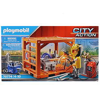 Playmobil City Action - Fabricant de conteneurs - 70774 - 60 Par