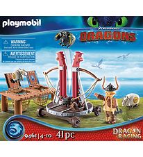 Playmobil Dragon Racing - Gorbet avec lanceur de moutons - 9461