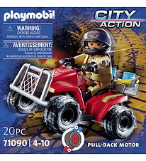 Playmobil City Action - Brandkr - Speed Quad - 71090 - 20 Del