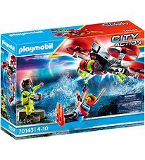 Playmobil City Action - Laivan pelastus: Sukeltajan palautus Red