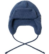 Joha Baby Hat - Wool - 2-layer - Blue