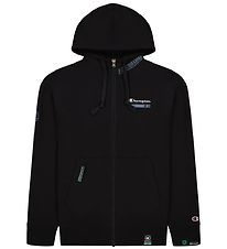 Champion Fashion Hoodie - Black w. Logo