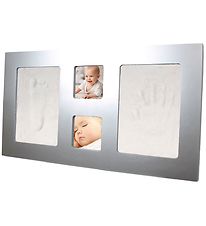 Dooky Hand- and Footprints Set - Happy Hands - Silver