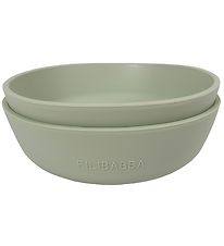 Filibabba Skál - Sílikon - 2 Pakki - Green