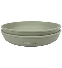 Filibabba Plates - Silicone - 2-Pack - Green
