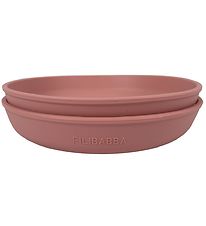 Filibabba Assiettes - Silicone - 2 Pack - Rose