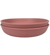 Filibabba Plates - Silicone - 2-Pack - Rose