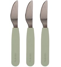 Filibabba Silicone Knives 3-Pack - Green