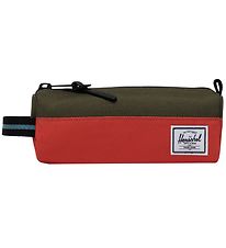 Herschel Pencil Case - Settlement Case - Chili/Black/Ivy