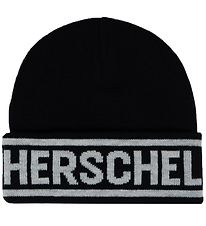 Herschel Mtze - Strick - Elmer - Black/Heather Light Grey