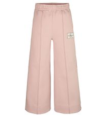 Calvin Klein Sweatpants - Active Wide Leg Sweatpants - Pink Bloo