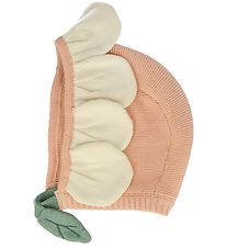 Meri Meri Baby Hat - Peach Daisy Baby Bonnet