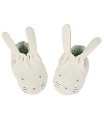 Meri Meri Krabbelschuhe - Minze Bunny Babyschuhe