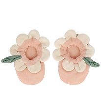 Meri Meri Krabbelschuhe - Peach Daisy Babyschuhe