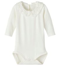 Name It Romper l/s - Noos - NbfTylla - White Alyssum