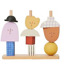 ferm Living Blocs Empilables - Character Stacking Blocks - Multi
