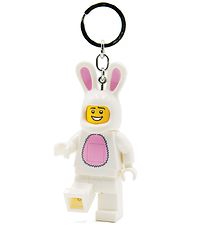 LEGO Porte-cls av. Lampe de poche - LEGO Bunny Suit Guy