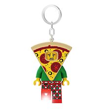 LEGO Porte-cls av. Lampe de poche - LEGO Pizza Guy