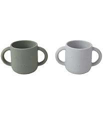 Liewood Cups - 2-Pack - Silicone - Gene - Faune Green