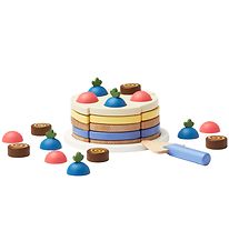 Kids Concept Spiellebensmittel - Kuchen m. Schichten - Mehrfarbi