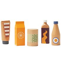 Kids Concept Leikfangamatur - Flösku- og dósasett