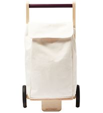 Kids Concept Shopping Trolley - Wood - White