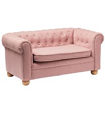 Kids Concept Canap - Chesterfield - Rose