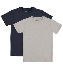 Molo T-shirt - 2-pack - Marinbl/Grey