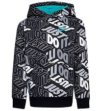 Nike Hoodie - Zwart m. Print
