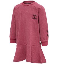 Hummel Kjole - hmlSally - Earth Red m. Gullglitter